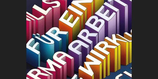 动态的排版艺术，有趣的立体字