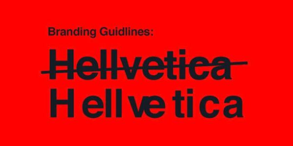 Hellvetica最新字体，设计师强迫症都犯了！