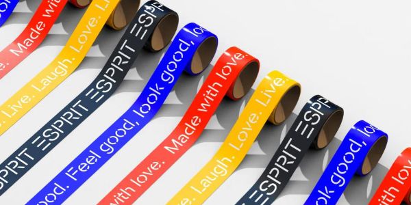 ESPRIT新形象，定制字体彰显品牌精神！