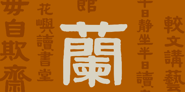 一款拙外秀内的隶书字体