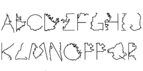 全世界的冰都融化后会是什么样？来看这款字体