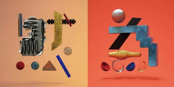 当美术字遇见摩登材质……