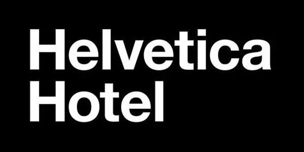 字体控的最爱：Helvetica 酒店