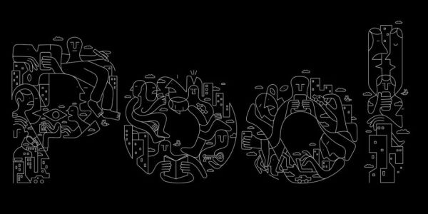 一套音乐专辑的动态字体设计