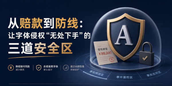 从赔款到防线：让字体侵权“无处下手”的三道安全区