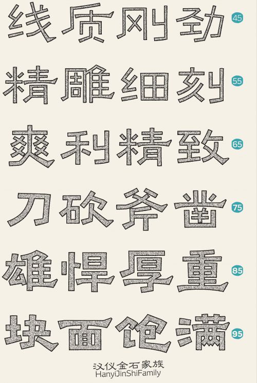 汉仪金石使用案例
