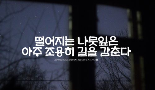 DAON SOHYANG(B)使用案例