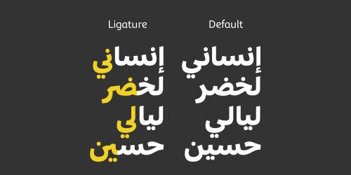 Qamari Sans Arabic使用案例