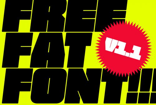 FREE FAT FONT使用案例