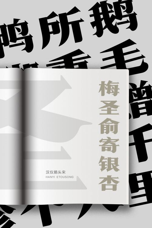 汉仪鹅头宋使用案例