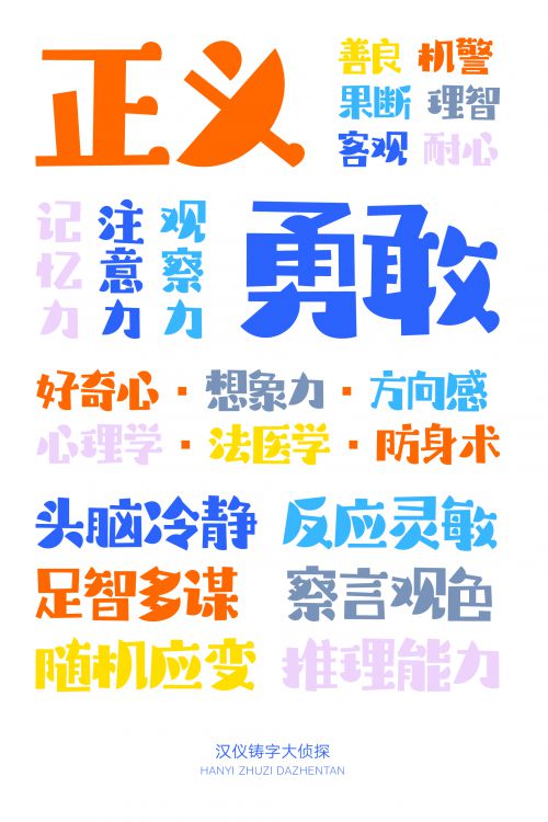 汉仪铸字大侦探使用案例