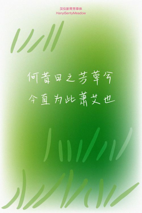 汉仪新蒂芳草体使用案例