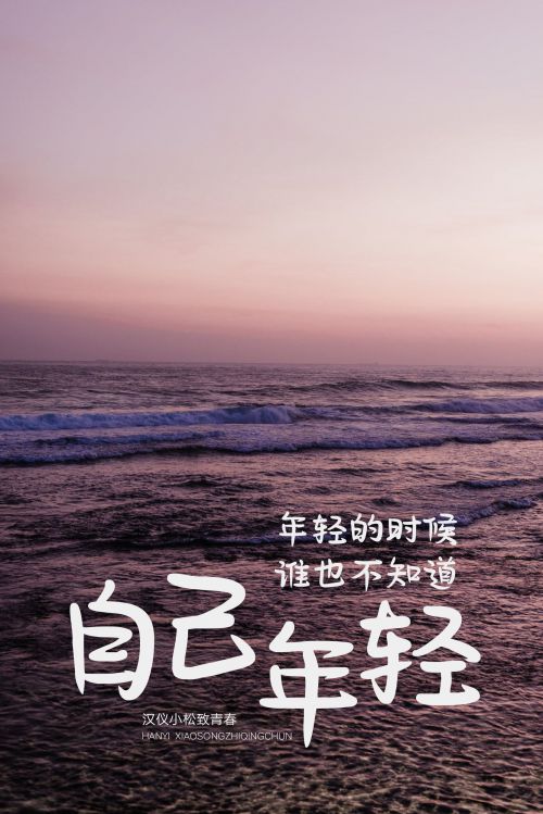 汉仪小松致青春使用案例