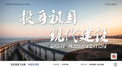 汉仪高进飞白体使用案例