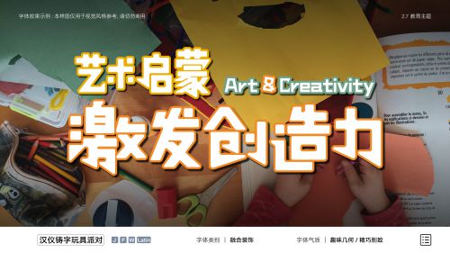 汉仪铸字玩具派对使用案例