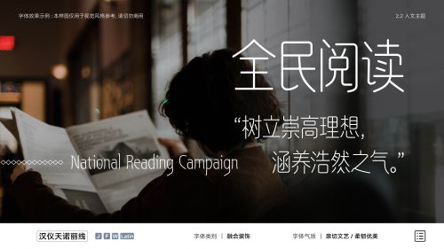 汉仪天诺丽线使用案例
