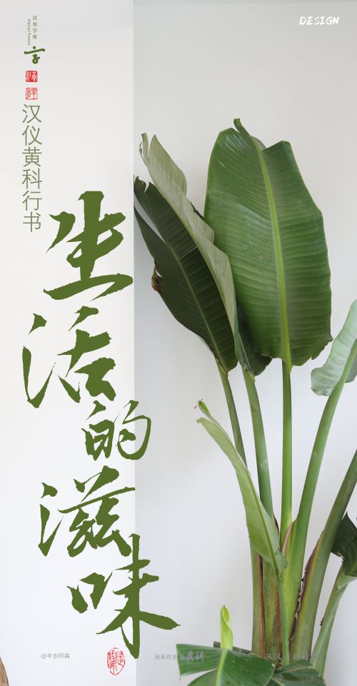 汉仪黄科行书使用案例
